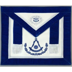 Past Master Apron Hand Embroidered 328