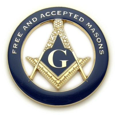 Masonic Auto Emblem F. & A.M. AE-61
