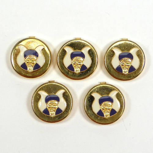Button Covers With Purple Mokanna
