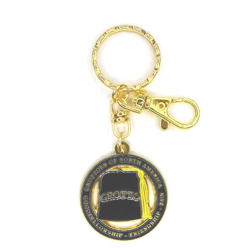 Grotto Key Chain with Yellow Tassel