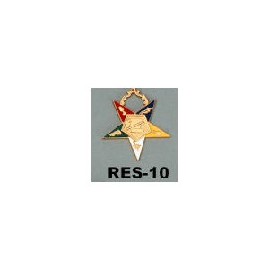 O.E.S. Officer Collar Jewel RES-10 Conductress